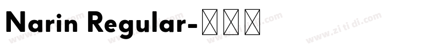 Narin Regular字体转换 Narin Regular字体转换